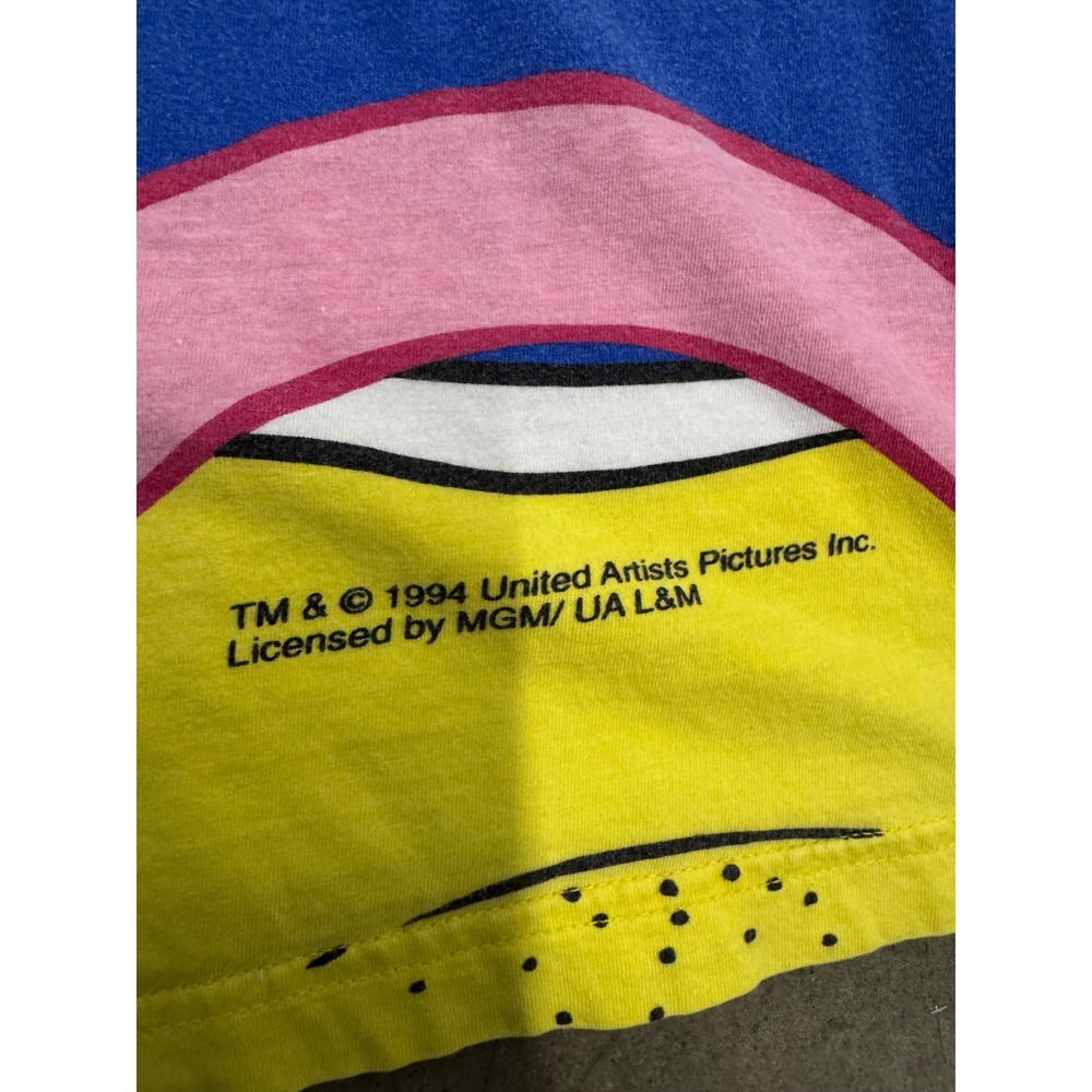 Vintage 1994 Pink Panther All Over Print T-Shirt Beach Tropical One Size - Picture 5 of 8